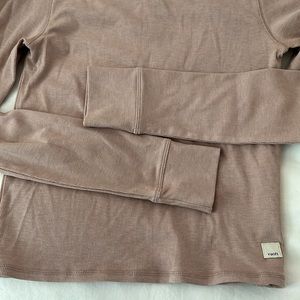 Vuori Mudra Long Sleeve T-Shirt size M, rose Heather